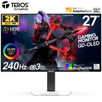 Monitor gaming TEROS TE-2790G 27 QHD QD-OLED 240Hz 0.03ms HDR10 FreeSync Premium
