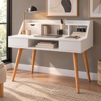 Escritorio Vintage Piano Ventitas Home Blanco