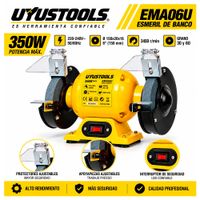 Esmeril de Banco Uyustools EMA06U medio HP 350W