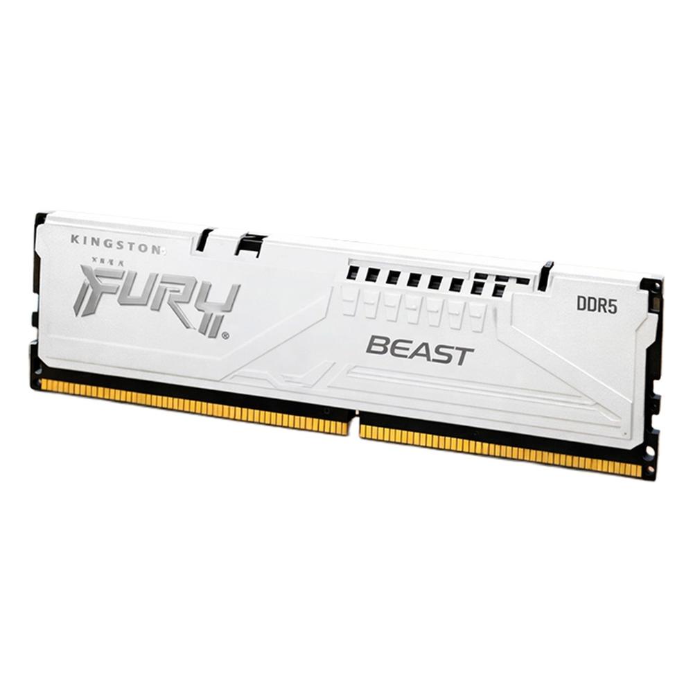 Memoria RAM Kingston Beast 16GB DDR5 5600MHz DIMM Blanco