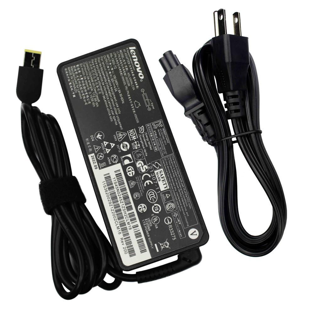 Cargador Laptop LENOVO 90W 20V 4.5A Punta USB