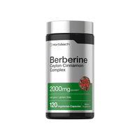 Berberina 2000mg con Canela de Ceilán Horbaach  Apoyo Metabólico 120 Cápsulas Veganas