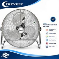 Ventilador Industrial de Piso Trevely VT-208 de 20 Pulgadas 135 W