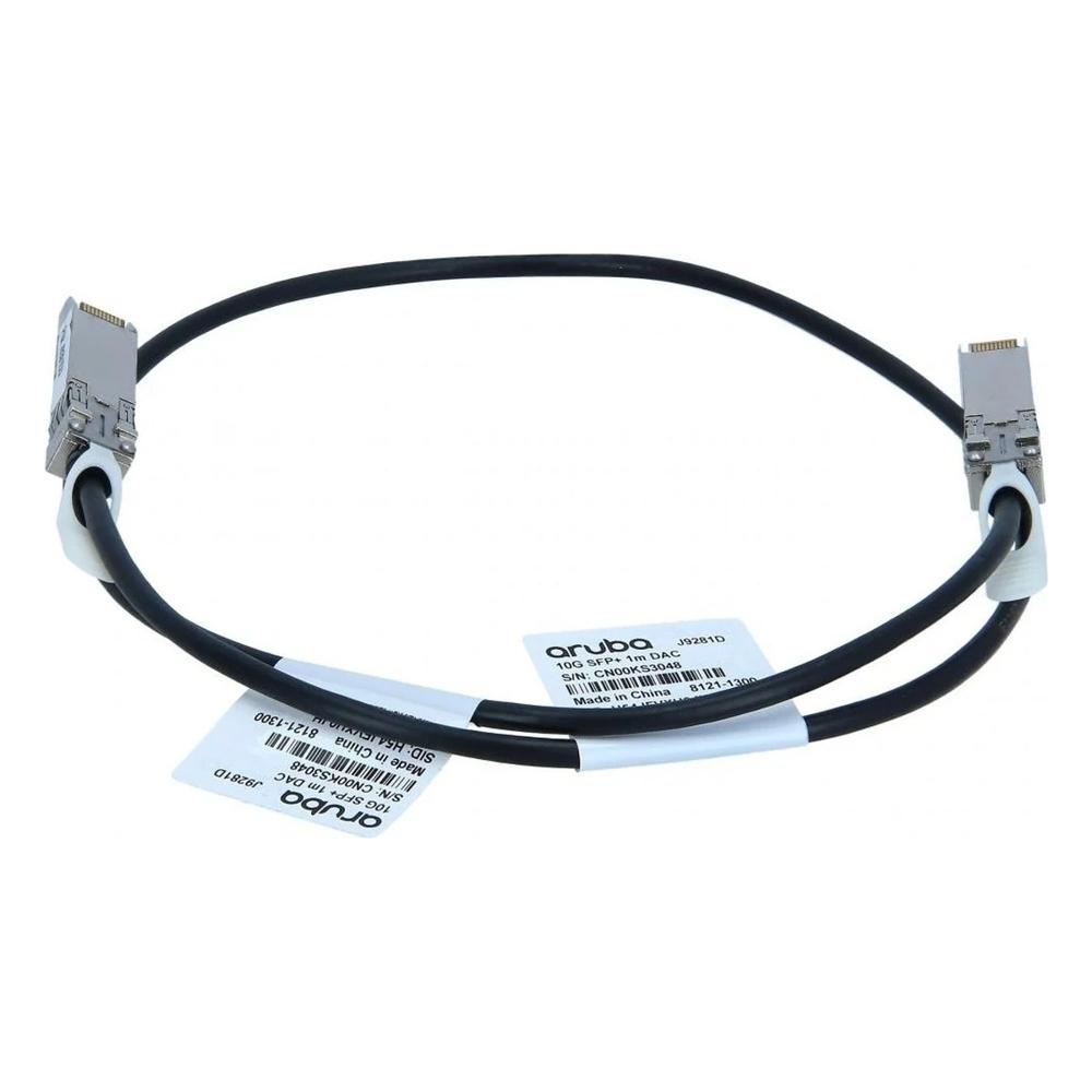 Cable DAC HPE Aruba J9281D 10G SFP Plus a SFP Plus 1 m Negro