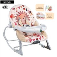 Silla Mecedora Baby Bouncer Musical Beige