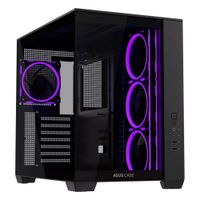 Case ASUS A32 Plus ARGB Mid Tower ATX Sin Fuente 4 Ventiladores ARGB Negro