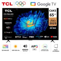 Televisor TCL 65 QD-MiniLED Premium 4k UHD Smart TV 65C6KS-Google Tv