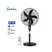 Ventilador de Pedestal Evolution 18 Pulgadas 3 Velocidades con Control Remoto FS45M1R