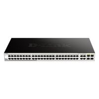 Switch Administrable D-Link DGS-1210-52 48 Puertos Gigabit 4 Combo SFP Negro