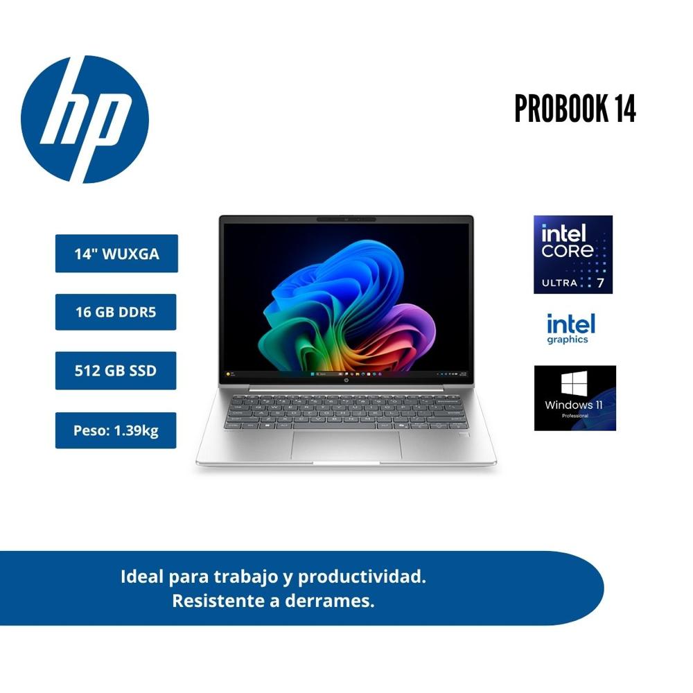 HP PROBOOK 14 INTEL CORE ULTRA 7 355 16GB 512GB W11 PRO