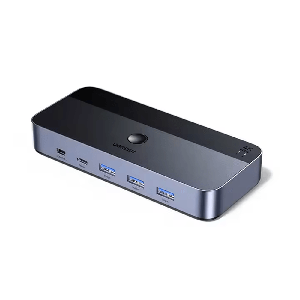 Conmutador KVM HDMI 2 en 1 con USB 3.0 Para 2 PC y 1 monitor Ugreen