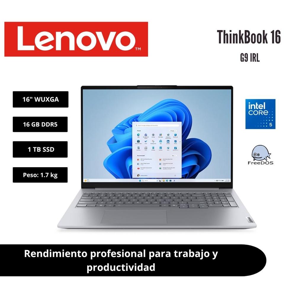 LENOVO THINKBOOK 16 G9 16 WUXGA IPS INTEL CORE 5 210H 16GB 1TB