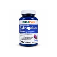 NusaPure Astragalus 6000 mg 200 Cápsulas Vegetales Extracto 20 1