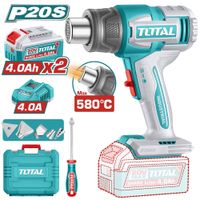 PISTOLA CALOR 20V 30-580C 100- 200 L- MIN 2X4.0AH - ACC MALETIN INDUSTRIAL