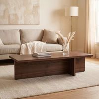 Mesa de Centro Moderna Hachi Marrón RyR MUEBLES