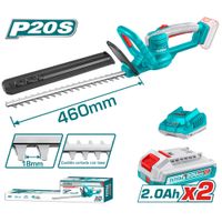 CORTASETOS LI-ION 20V 2800SPM 46CM C 18MM 2X2.0AH ACC INDUSTRIAL
