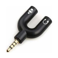 Adaptador De Audio Jack 3.5MM Para Micrófono Y Auriculares