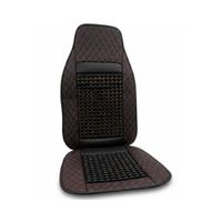 Respaldar Asiento Reforzado Bolitas Pu 120 x 46cm Auto Camioneta