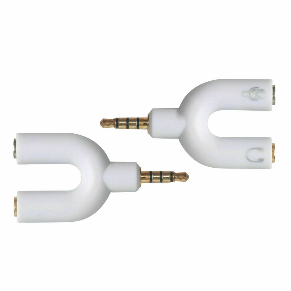 Adaptador Tipo Y Ye De 3.5MM A 2 Jack 3.5MM Micro Audio x 3 Und
