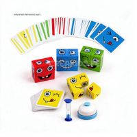 Juego Didáctico de Cubos de Emociones Imantados Armables