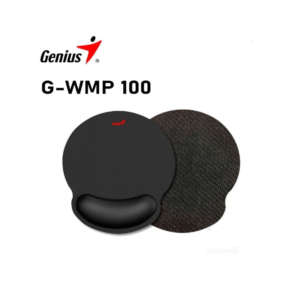 PAD MOUSE GENIUS G-WMP 100 C DESCANSADOR BLACK