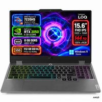 Laptop  gaming Lenovo LOQ 15ARP9 AMD Ryzen 5 7235HS  GeForce RTX 3050  RAM 8GB SSD 512GB Windows 11