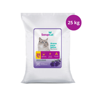 Arena Perlada Super Premium Sonqocat Para Gatos - Aroma lavanda - 25kg