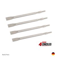 Kit Cinceles Plano SDS HEX 17x400x25 RONIX 4 Piezas