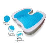 Cojin de asiento con Gel Frio (coxis) + Funda  MEMORY FOAM