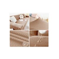 Set Fundas para muebles 3, 2, 1 - MARRON CLARO / MODELLO GALLETA