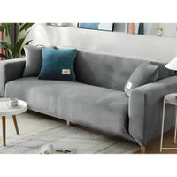 Set De Funda Forro De Muebles 3 2 1 + Funda para cojines - COLOR GRIS