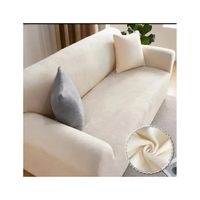 Set De Funda Forro De Muebles 3 2 1 + Funda para cojines - COLOR BEIGE