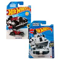 How Wheels 2-Pack Mickey Mouse Autos a Escala Coleccionables