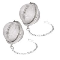 Infusor De Bolas De Té Acero Inoxidable x 2 Und