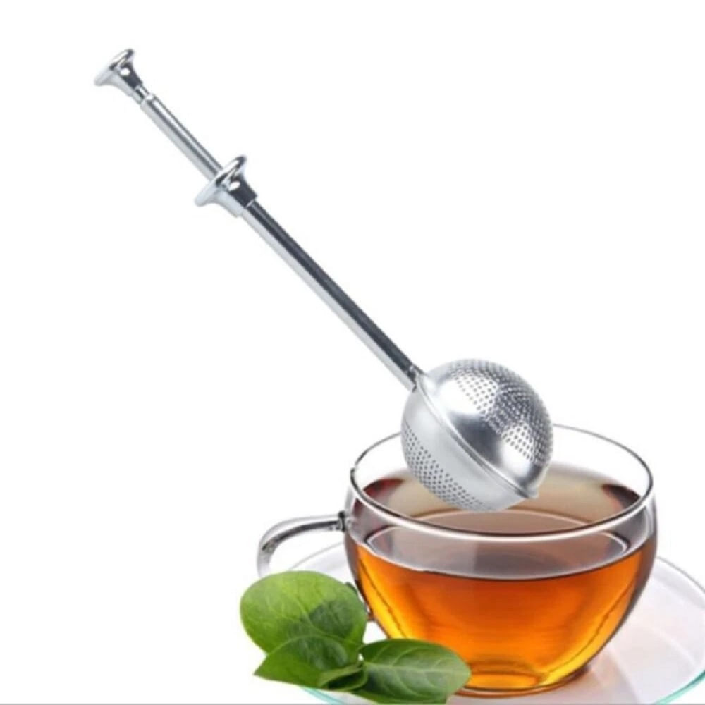 Infusor De Bolas De Té De Mango Largo Colador x 2 Und