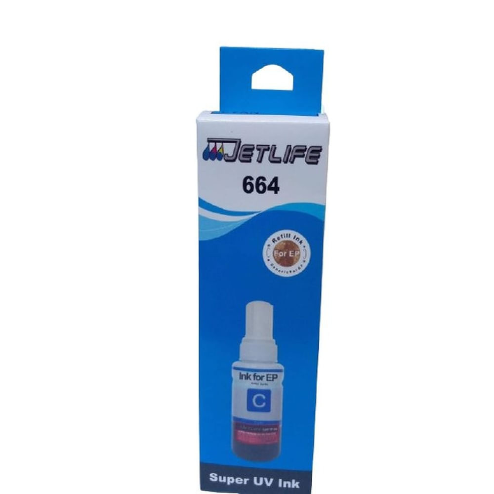 Tinta Compatible Jetlife  T664 Cyan