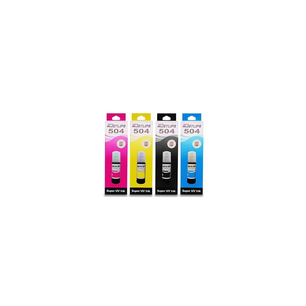 Kit De Tinta Jetlife Genérica T504-Compatible