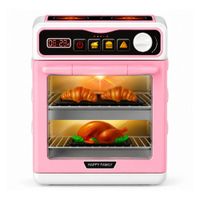 Horno De Juguete Mini realista con luz y sonido con alimentos para el horno