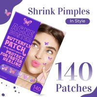 Parches Para Acné 140 Unds De Mariposa -by My Beauty Spot