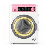 Lavadora De Juguete Mini Realista con luz y sonido