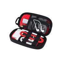 Estuche Organizador Portátil de Cables y Accesorios Electrónicos con Compartimentos