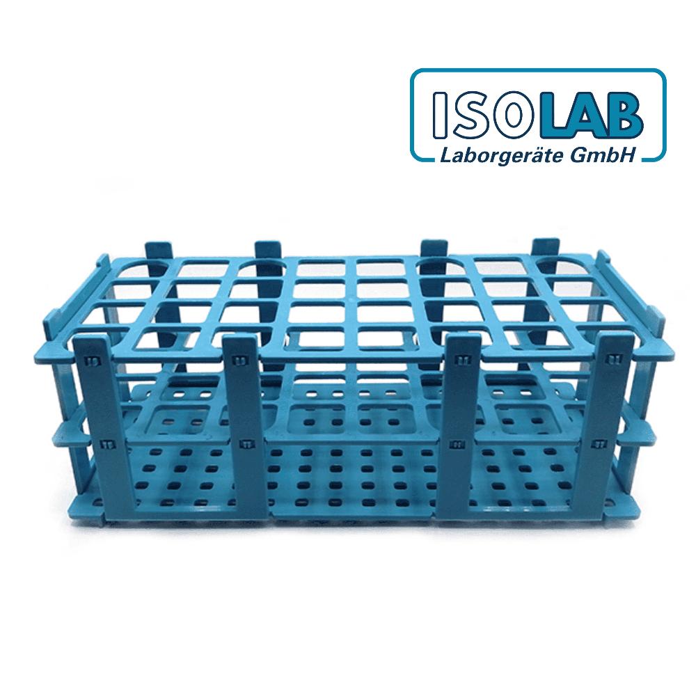 Gradilla soporte Isolab para 40 tubos de ensayo