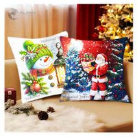 Pack Decorativo 2 Fundas para Cojines Navidad 45x45 cm Diseño Ambas Caras Multicolor
