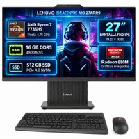 All in One Lenovo IdeaCentre 27ARR9  RYZEN 7  RAM 16GB SSD 512GB 27 FHD -F0HQ0096LD