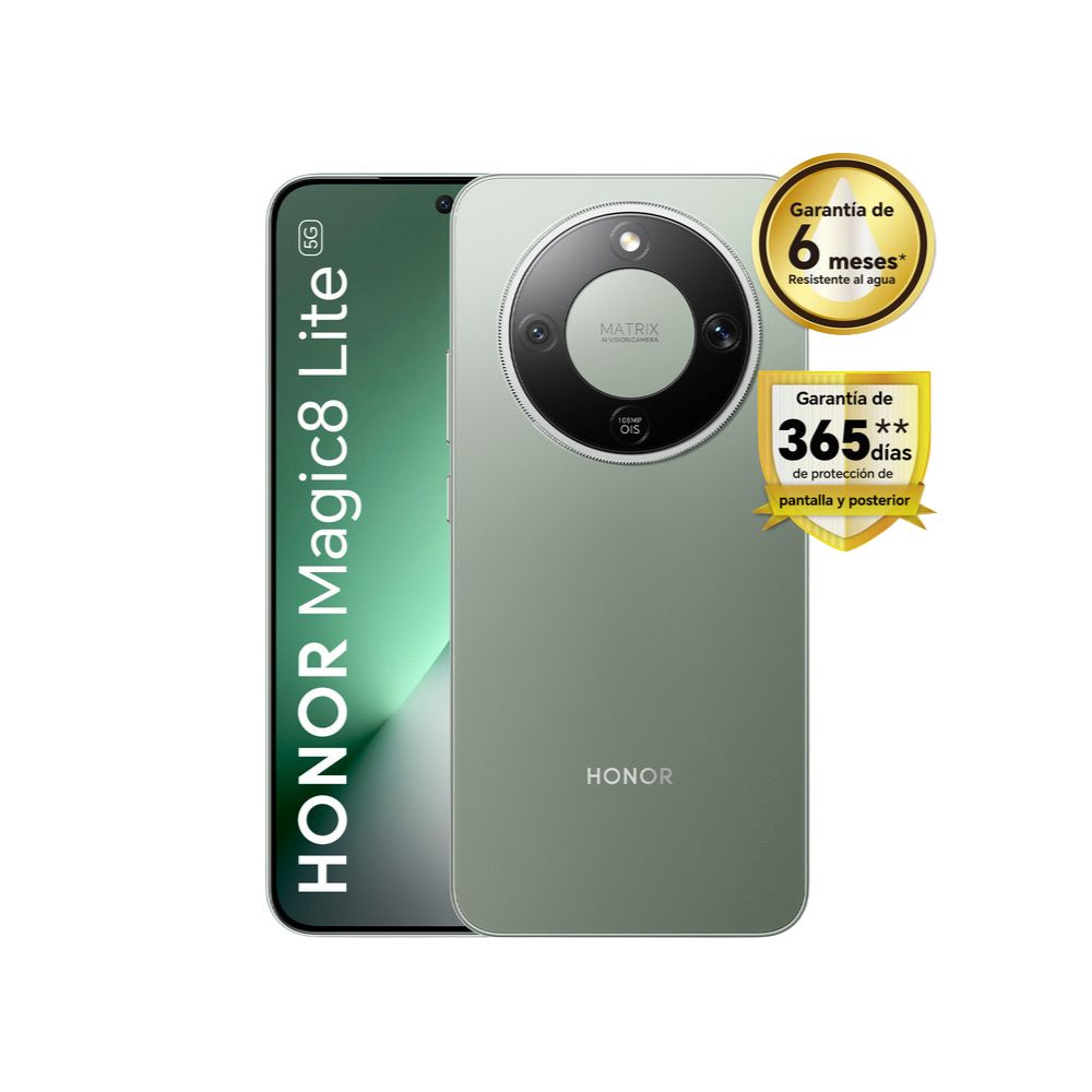 Celular Honor Magic 8 Lite 512GB 8GB verde bosque