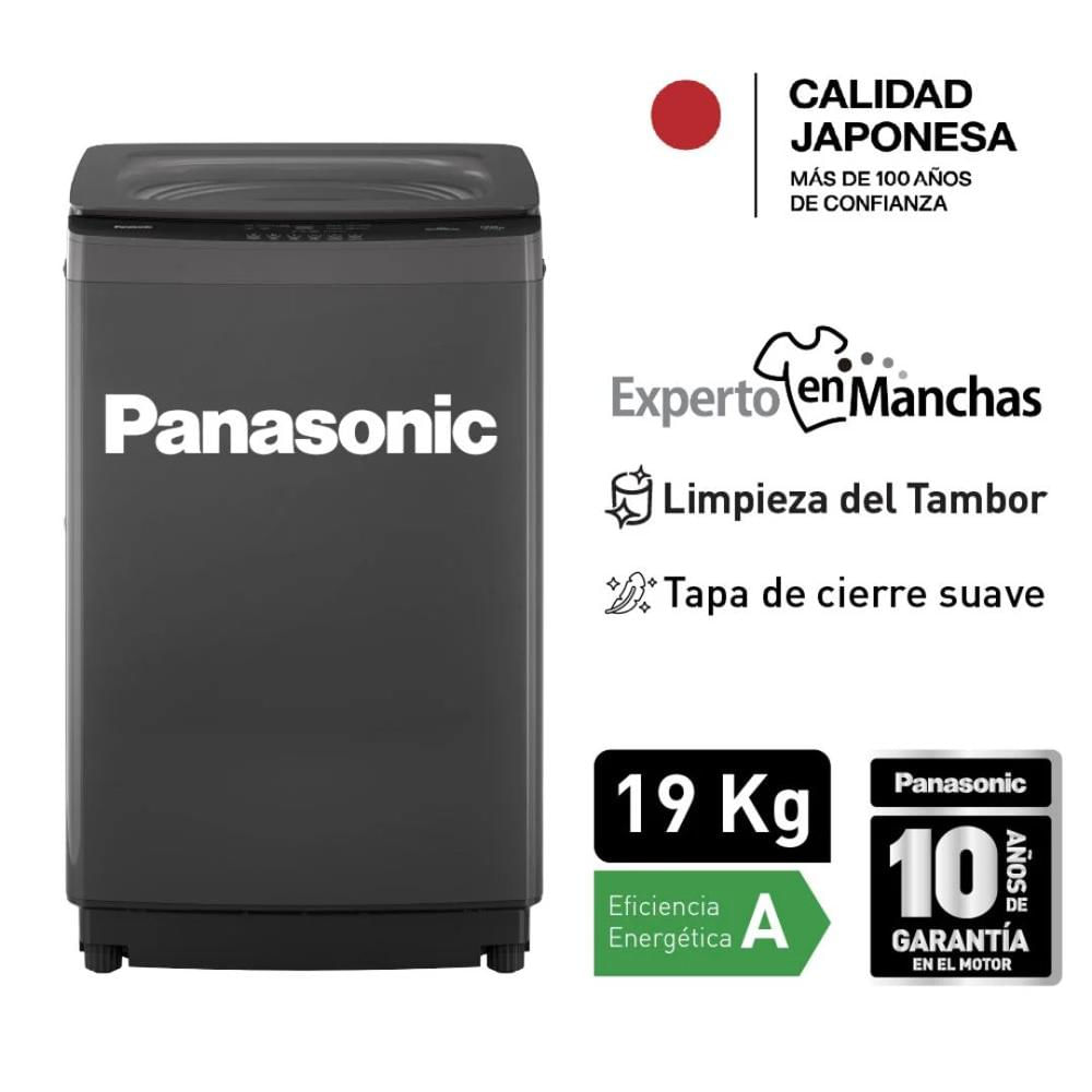 LAVADORA PANASONIC 19KG NA-F19JB1BRH CARGA SUPERIOR