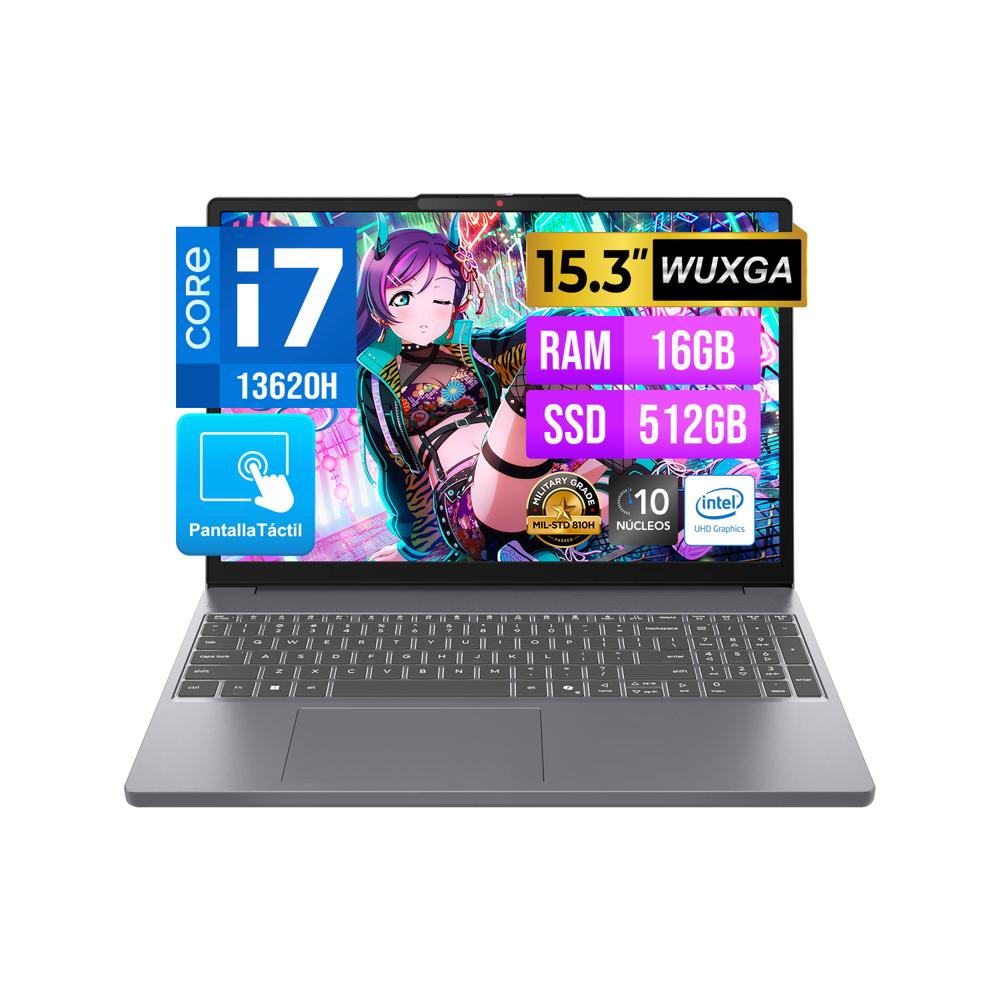 Laptop Lenovo IdeaPad Slim 3 15.3 Core i7-13620H 16GB RAM 512GB SSD Touch WUXGA