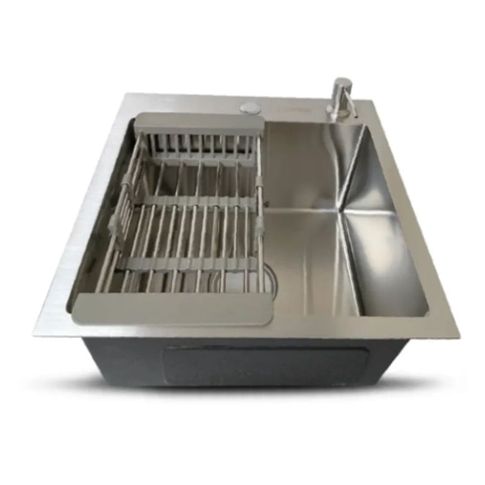 LAVADERO DE COCINA ACERO INOXIDABLE SATINADO 45 X 45 CM PRM-4545S
