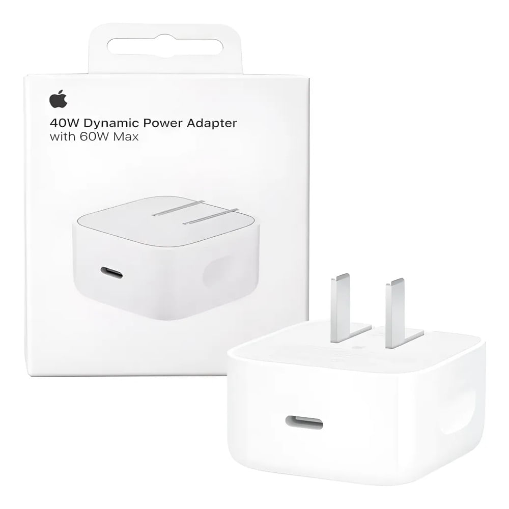 Cargador IPHONE USB-C 40 W A3351- máximo 60 W ORIGINAL CLASE A1