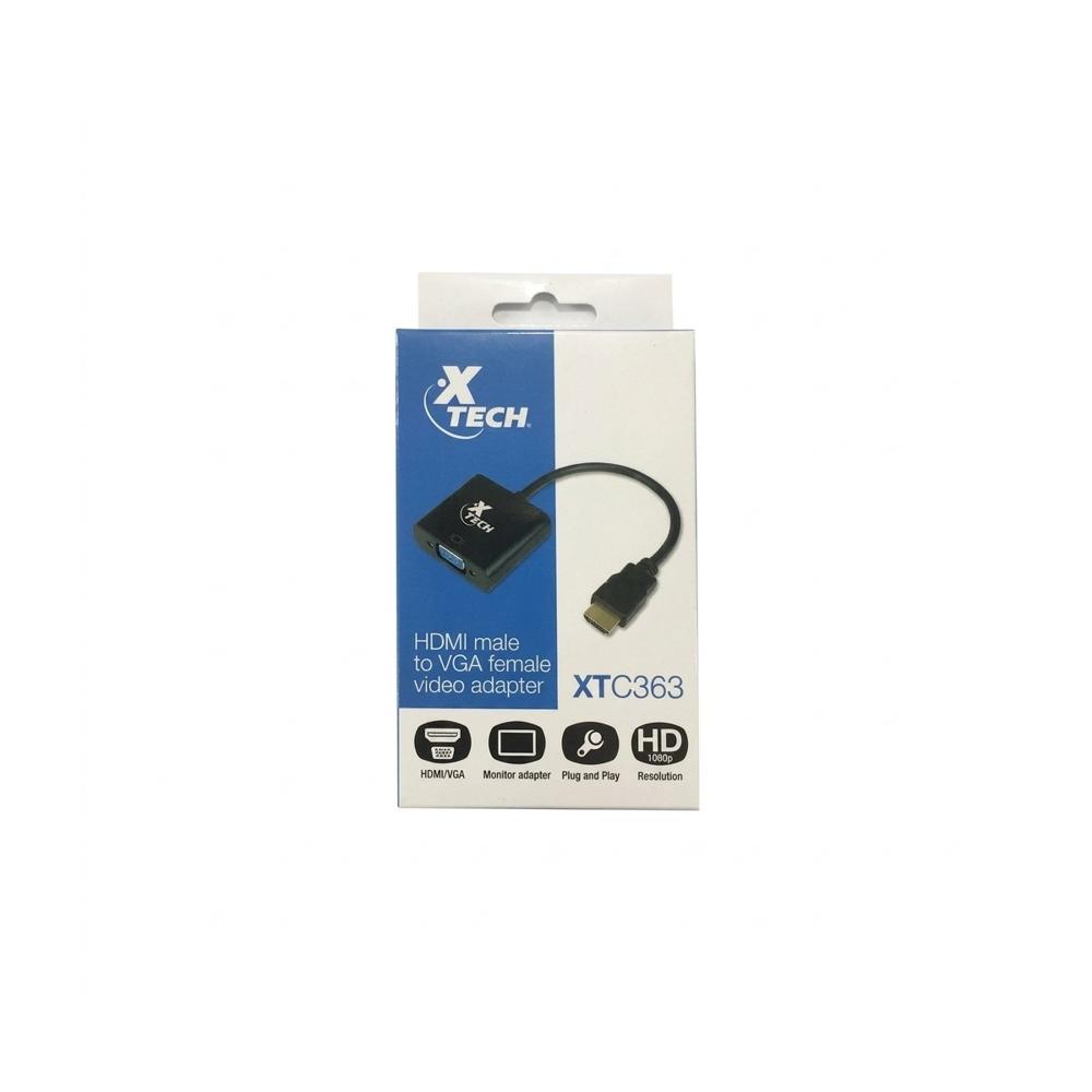 Adaptador de Vídeo Xtech Hdmi a Vga